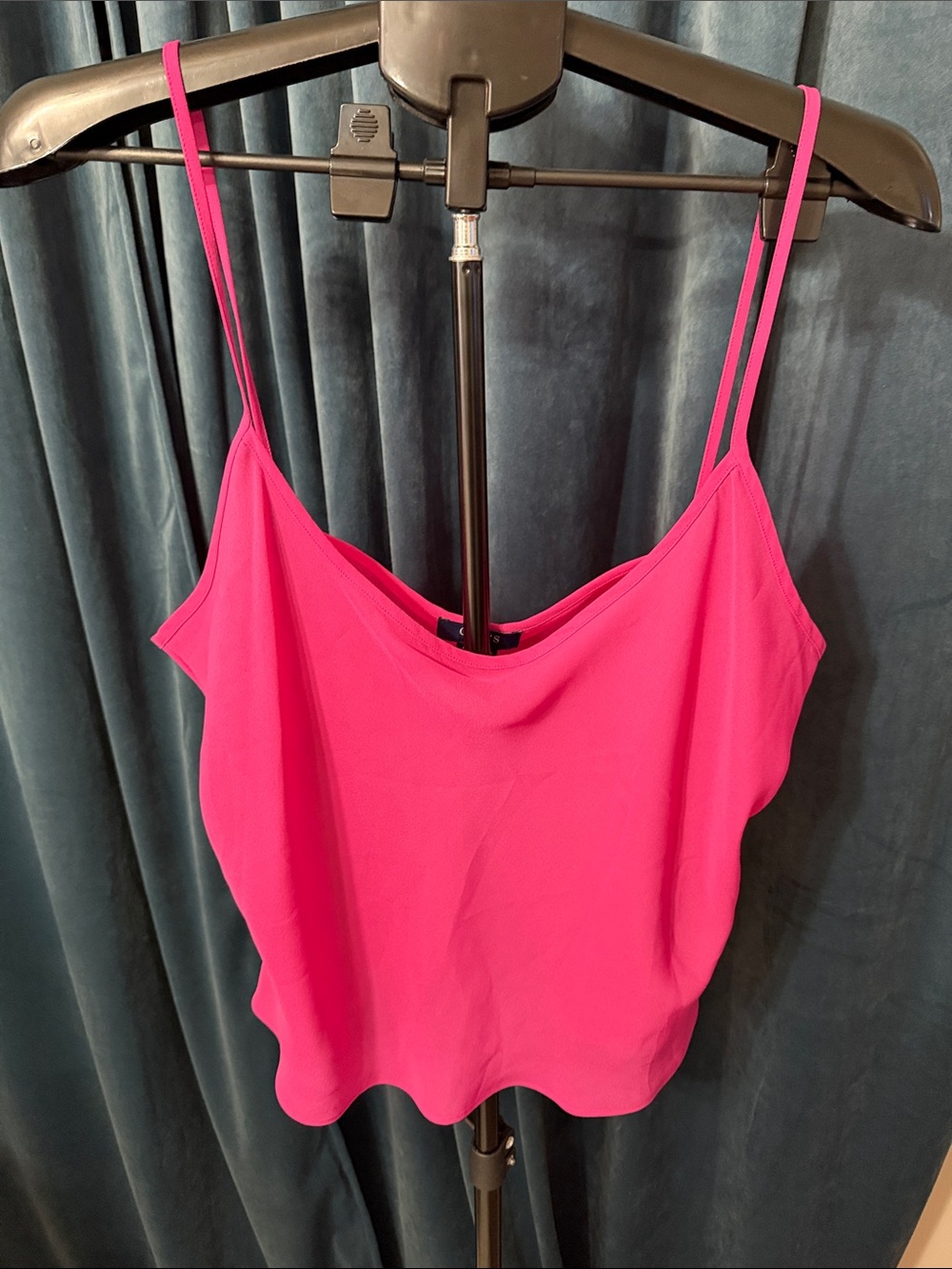 Chaps Hot Pink Spaghetti Strap Camisole